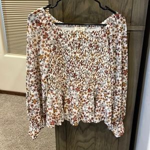 Ember Floral blouse, size medium